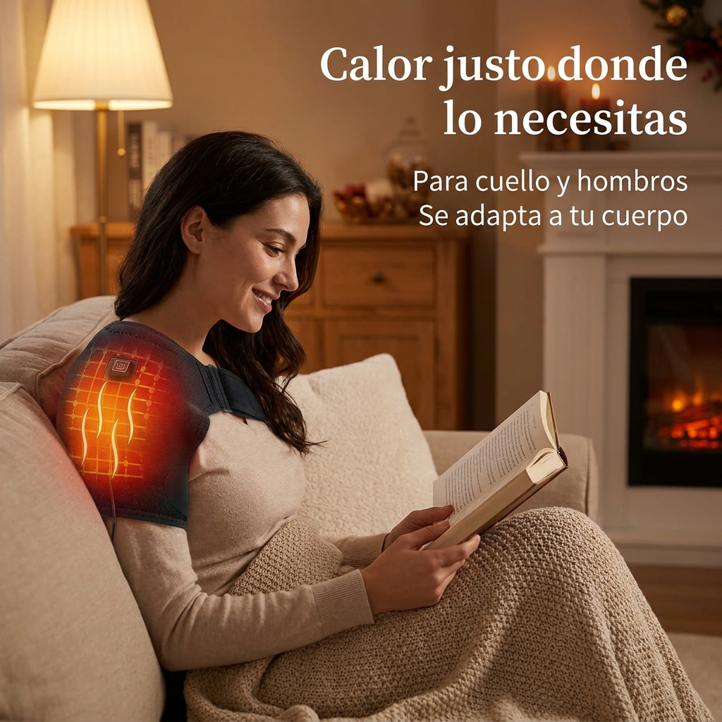 Almohadilla térmica para hombros